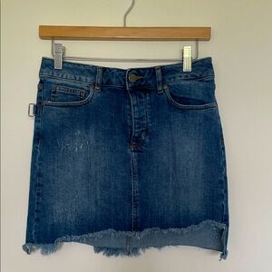 Zadig & Voltaire Jelly Denim Aqua Skirt.